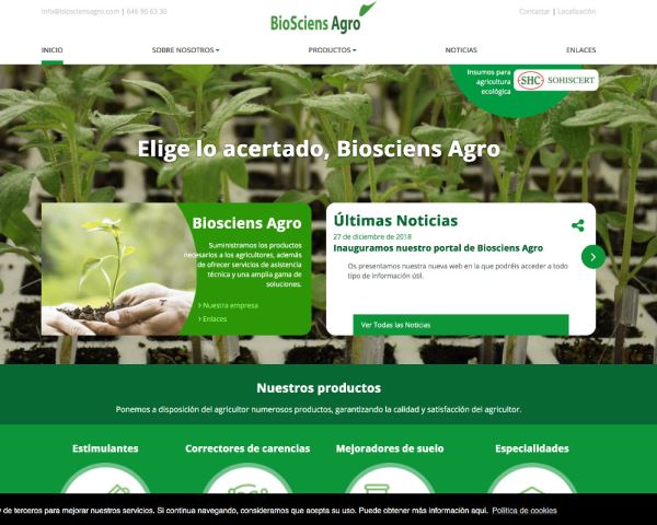 Inauguramos nuestro portal de Biosciens Agro